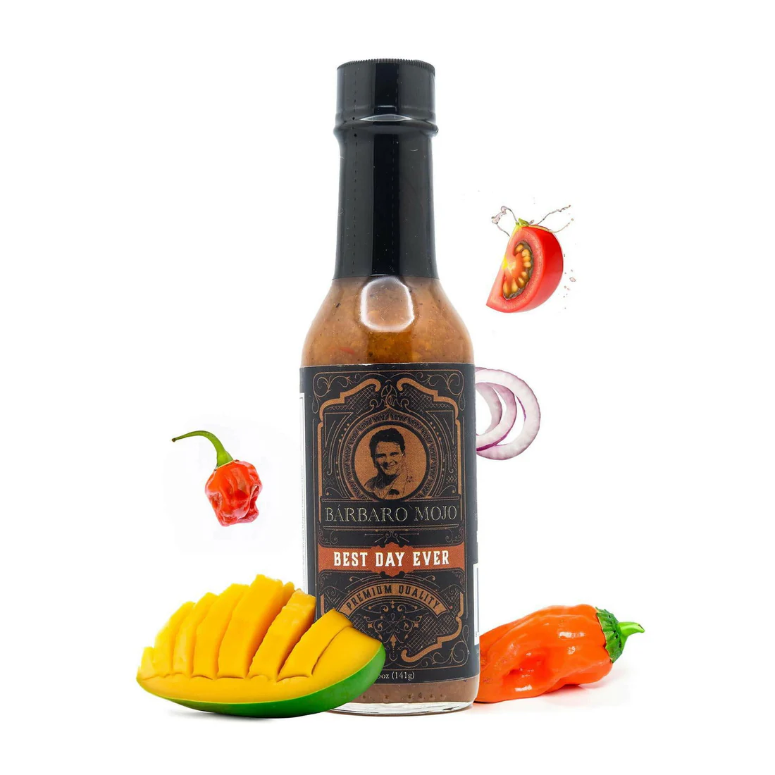 Best Day Ever Cuban Hot Sauce - Mango and habanero blend